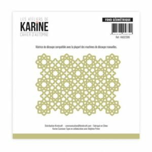 Dies - Fond géométrique - Cahier d'automne - Les ateliers de Karine