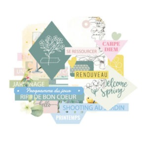 Die cuts - Mimosa forever - Les ateliers de Karine