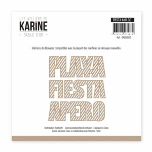 Dies - Fiesta and Co - Sable d'or - Les ateliers de Karine