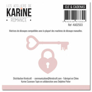Dies - Clé & cadenas - Romance - Les ateliers de Karine
