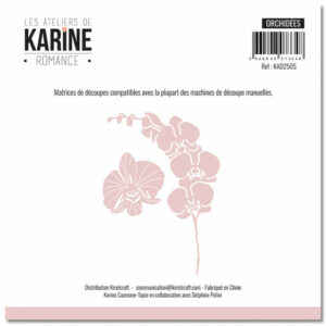 Dies - Orchidées - Romance - Les ateliers de Karine