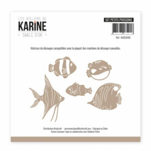 Dies - Petits poissons - Sable d'or - Les ateliers de Karine
