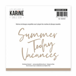 Dies - Summer and Co - Sable d'or - Les ateliers de Karine