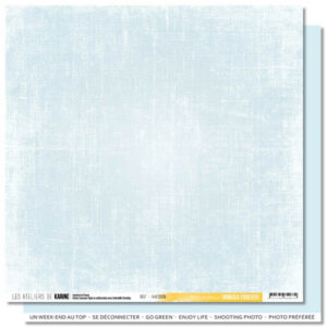 Papier 30,5 x 30,5 cm - Back to basic - n°09 - Mimosa forever - Les ateliers de Karine