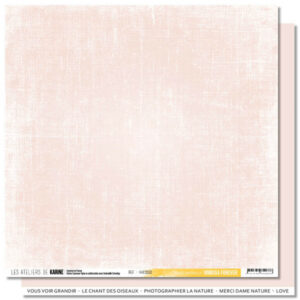 Papier 30,5 x 30,5 cm - Back to basic - n°10 - Mimosa forever - Les ateliers de Karine