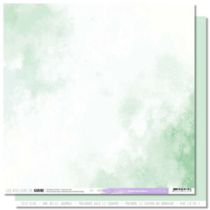 Papier 30,5 x 30,5 cm - Back to basic - Rainbow - Les ateliers de Karine