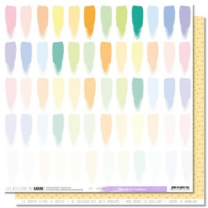 Papier 30,5 x 30,5 cm - Rainbow - Les ateliers de Karine