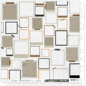 Papier 30,5 x 30,5 cm - Nude and wild - Les ateliers de Karine