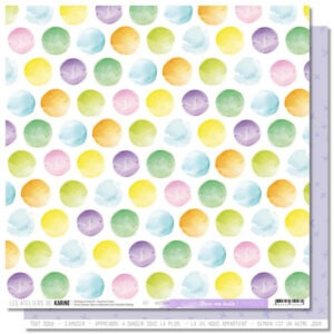 Papier 30,5 x 30,5 cm - Rainbow - Les ateliers de Karine