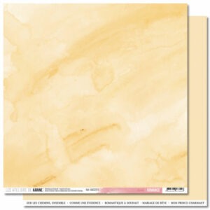 Papier 30,5 x 30,5 cm - Back to basic - Romance - Les ateliers de Karine