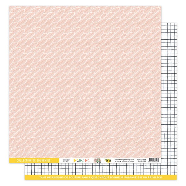 Papier 30,5 x 30,5 cm - Dolce vita - n°8 - Florilèges Design