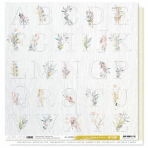 Papier 30,5 x 30,5 cm - Hey baby - Les ateliers de Karine
