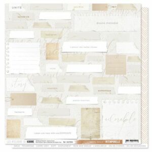 Papier 30,5 x 30,5 cm - Intemporelle - n°6 - Les ateliers de Karine
