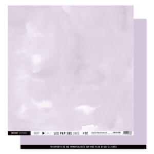 Papier 30,5 x 30,5 cm - n°32 - Mauve de perse - Dolce Vita - Florilèges Design