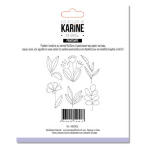 Pochoir à broder - Printemps - Rainbow - Les ateliers de Karine
