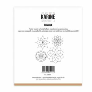 Pochoir à broder - Napperons - Intemporelle - Les ateliers de Karine