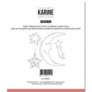Pochoir à broder - Etoiles, etc - Jardin d'hiver - Les ateliers de Karine