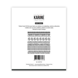 Pochoir - Motifs tribaux - Nude and wild - Les ateliers de Karine