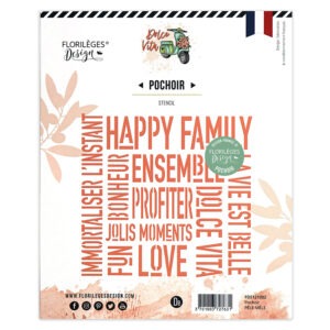 Pochoir - Pêle-mêle - Dolce Vita - Florilèges Design