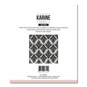 Pochoir - Art déco - Romance - Les ateliers de Karine