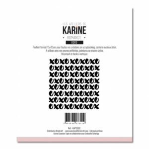 Pochoir -XOXO - Romance - Les ateliers de Karine