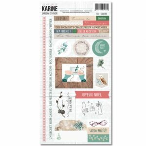 Planche d'étiquettes - Jardin d'hiver - Les ateliers de Karine