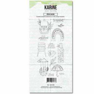 Tampon clear - Rêver encore - Cahier d'automne - Les ateliers de Karine