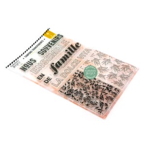 Tampon clear - Souvenirs de famille - Dolce Vita - Florilèges Design