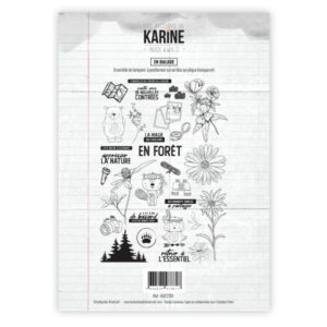 Tampon clear - En balade - Nude and wild - Les ateliers de Karine