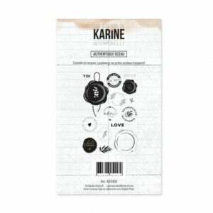 Tampon clear - Authentique sceau - Intemporelle - Les ateliers de Karine