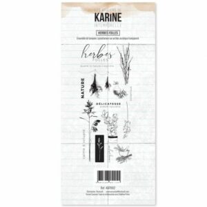 Tampon clear - Herbes folles - Intemporelle - Les ateliers de Karine