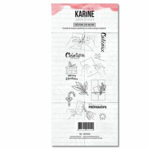 Tampon clear - Créations sur mesure - Jardin d'hiver - Les ateliers de Karine