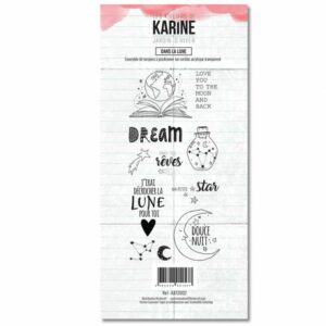 Tampon clear - Dans la lune - Jardin d'hiver - Les ateliers de Karine