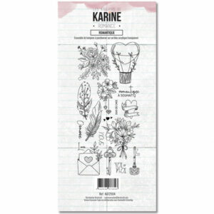 Tampon clear - Romantique - Romance - Les ateliers de Karine