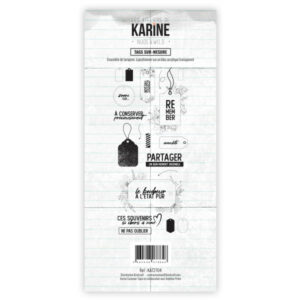 Tampon clear - Tags sur-mesure - Nude and wild - Les ateliers de Karine