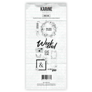 Tampon clear - Week-end - Nude and wild - Les ateliers de Karine