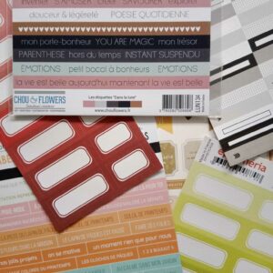 Planches d'étiquettes
