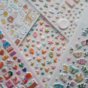 Puffy stickers