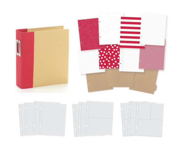Classeur project life rouge 6 x 8 inch - Snap - Simple Stories – Image 3