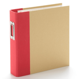 Classeur project life rouge 6 x 8 inch - Snap - Simple Stories