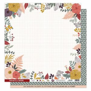 Papier 30,5 x 30,5 cm - Terre des sens - n°6 - Florilèges Design
