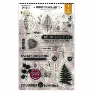 Tampon clear - Escape morning - Terre des sens - Florilèges Design