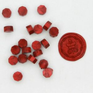 Pastilles de cire à cacheter - Rouge feu - DIY & cie