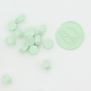 Pastilles de cire à cacheter - Vert pastel - DIY & cie