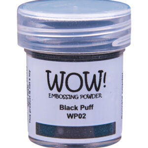 Poudre à embosser WOW! Black puff - Noir