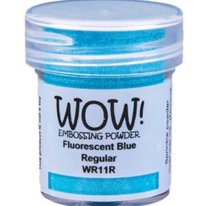 Poudre à embosser WOW! fluorescent blue - Bleu