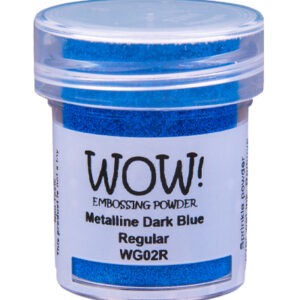Poudre à embosser WOW! Metalline dark blue - Bleu
