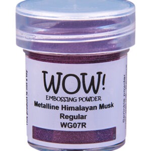 Poudre à embosser WOW! Metalline himalayan musk - Violet