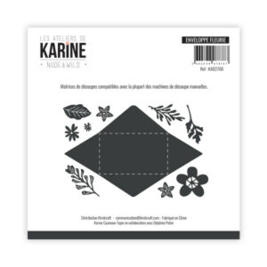 Dies - Enveloppe fleurie - Nude and wild - Les ateliers de Karine