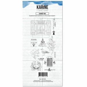 Tampon clear - Summer time - A contre courant - Les ateliers de Karine